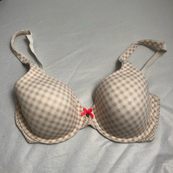 Victoria’s Secret lined perfect coverage checkered bra and hiphugger panty - Picture 4 of 16